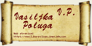 Vasiljka Poluga vizit kartica